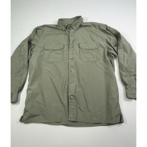 Eotac Operator Grade Mens Tactical Zip Shirt Green Extra Large Vented L